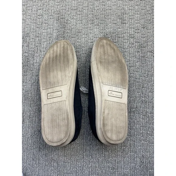 Peter Millar Crown Suede Leather Sneakers Blue Shoes Mens Size 11 - Picture 8 of 8